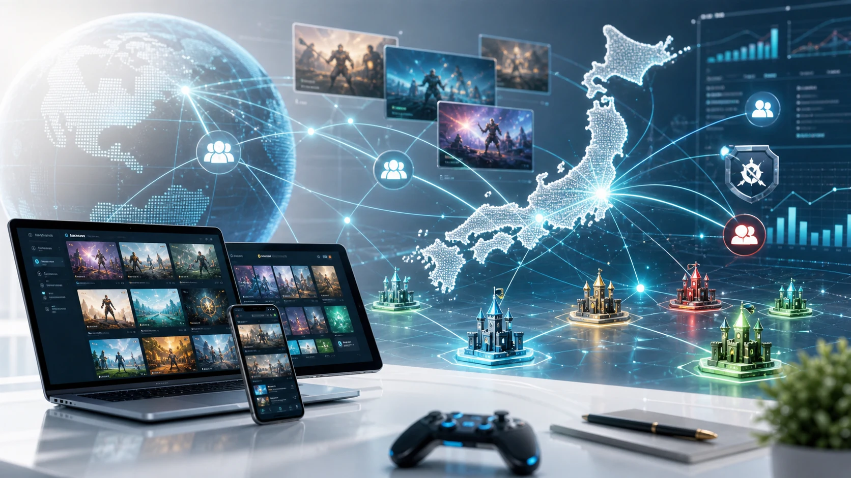NFT GAMER’SとYGG JapanのWeb3ゲームメディア提携を表すイメージ