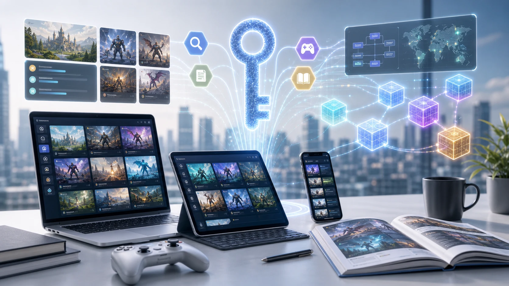 NFT GAMER’SがWeb3ゲーム攻略情報を提供するイメージ