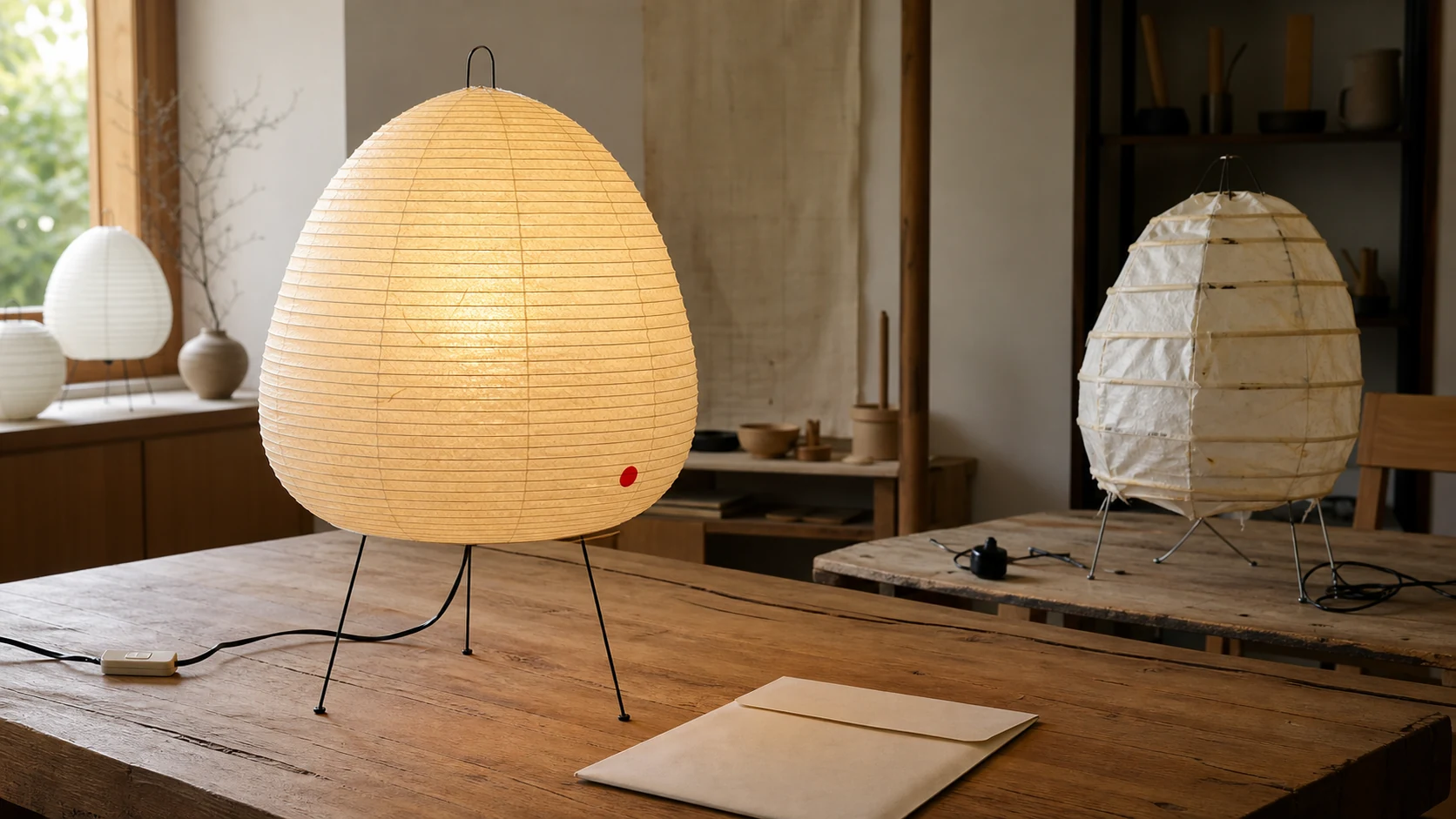 AKARIの正規品と模倣品、並行輸入、中古を朱色スタンプとサインで見分けるイメージ