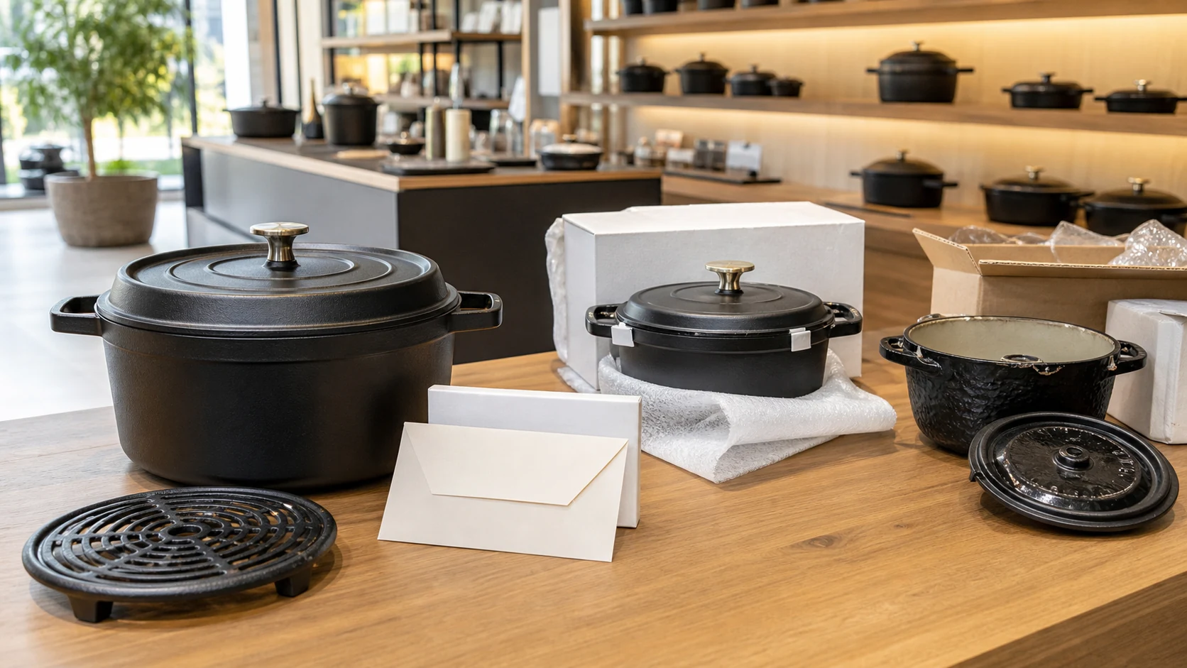 ストウブの販売ルートを公式・直営、モール公式店、認定中古・並行で比較するイメージ