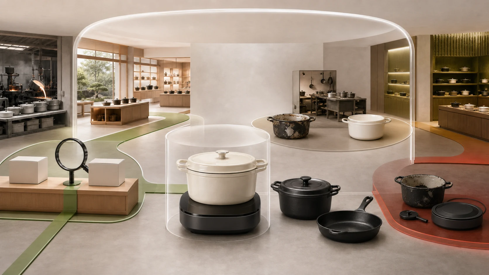 バーミキュラのよくある質問を正規店、価格、Amazon、偽物、中古、保証で整理するイメージ