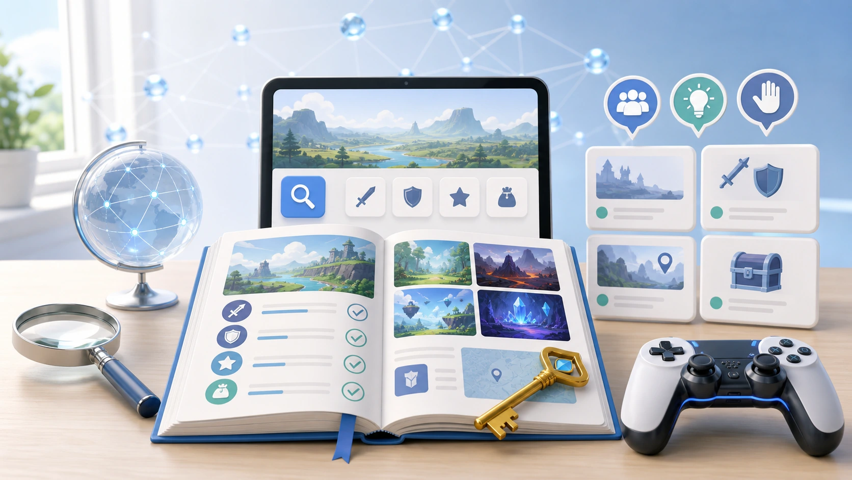 NFT GAMER’Sのブロックチェーンゲーム情報発信を表すイメージ