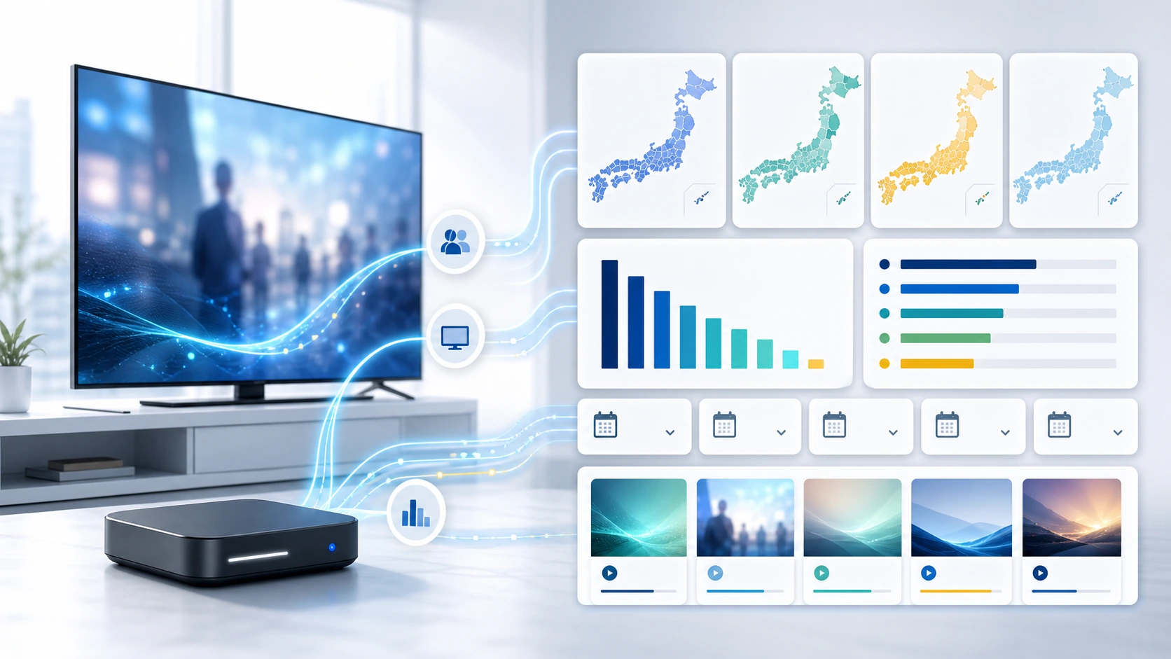 Pixela.TVのテレビ視聴データをVOD情報提供に活用する流れのイメージ