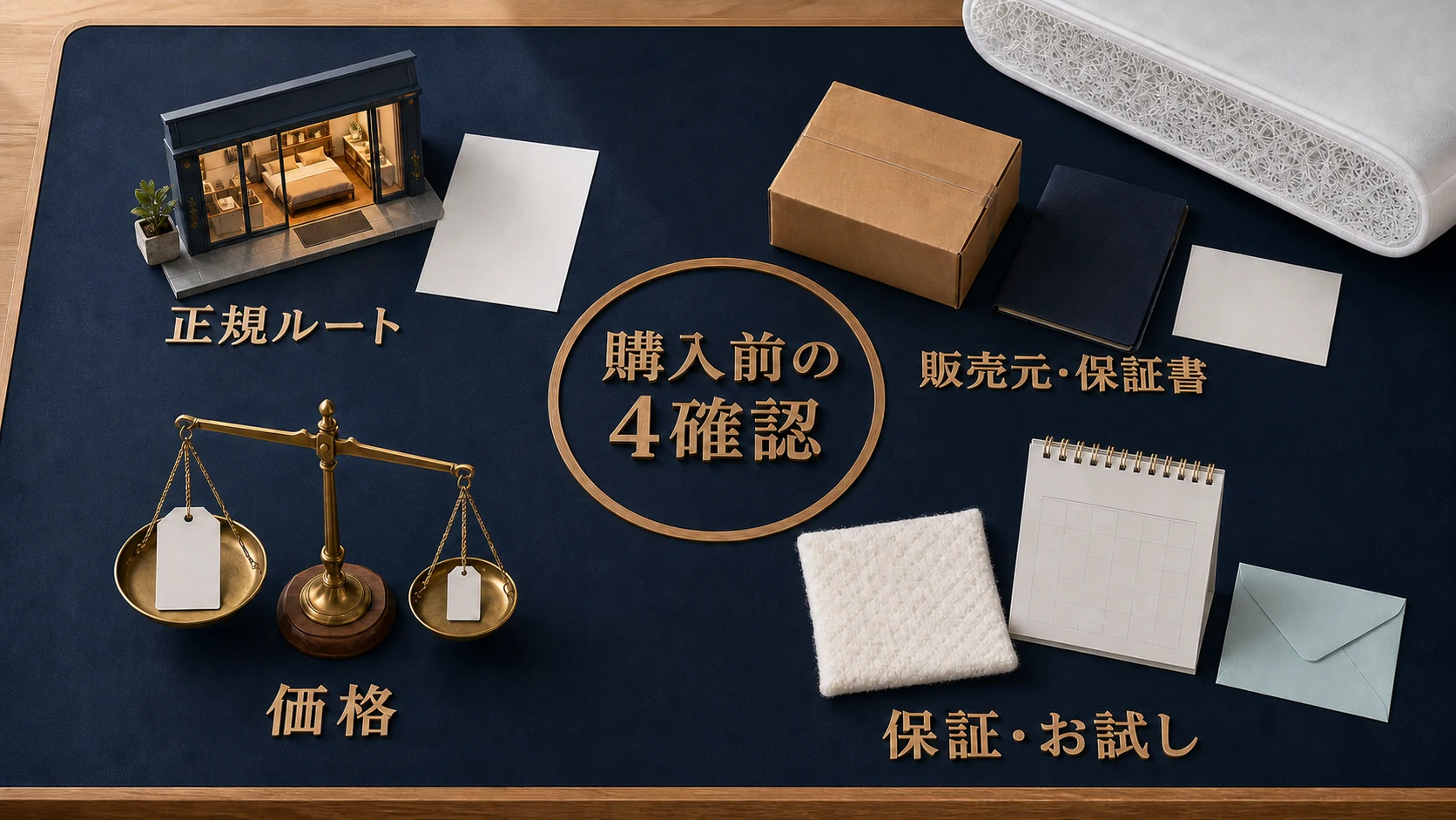 エアウィーヴ購入前に正規ルート、販売元と保証書、価格、保証とお試しを確認する画像